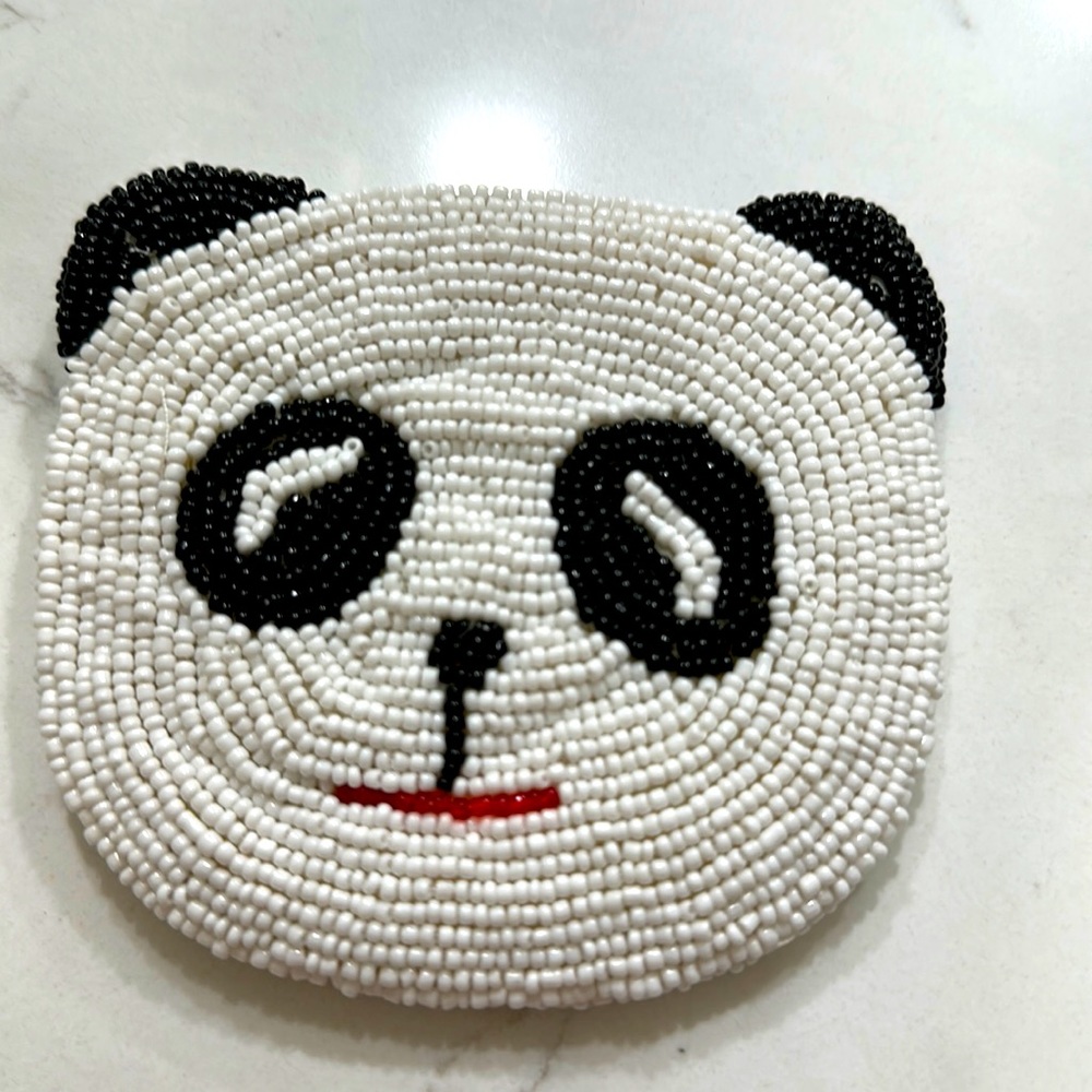 Beaded small wallet